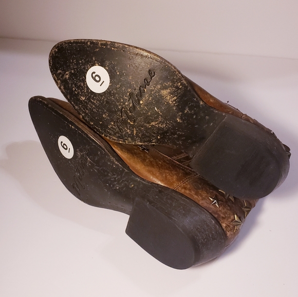 NWOB Matisse Run Wild Leather Western Bootie - Picture 5 of 6